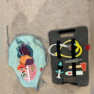 Fisher Price felt Dr. Play Set.